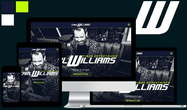 Web design for entertainers